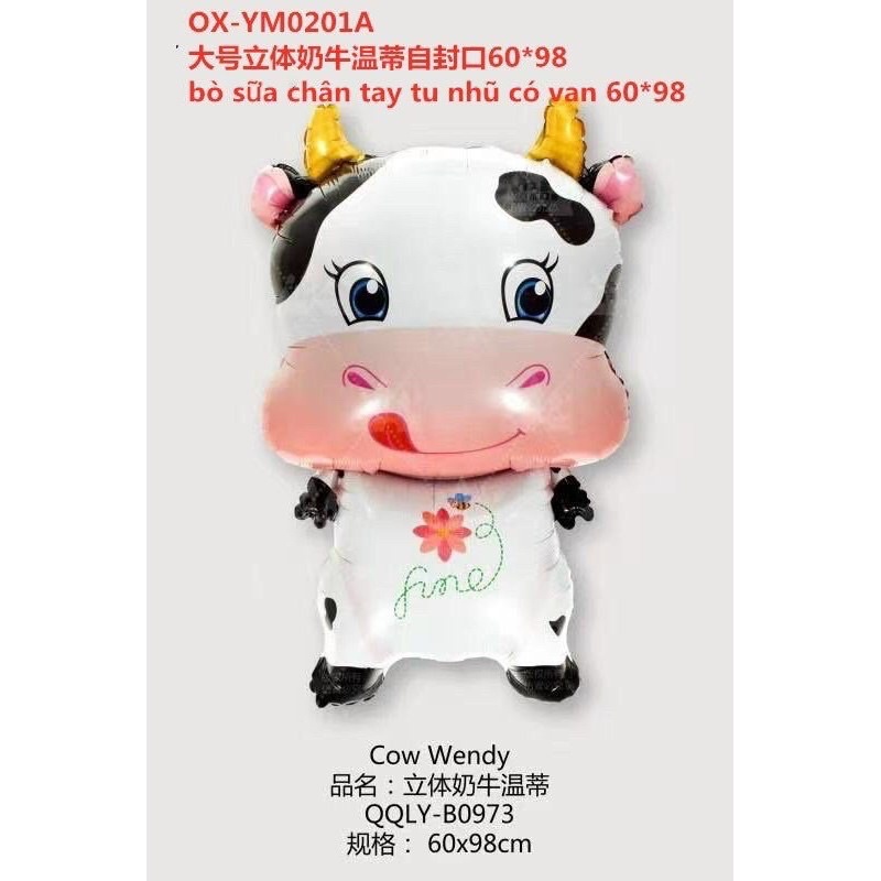 Bong bóng kiếng heo Happy Birthday