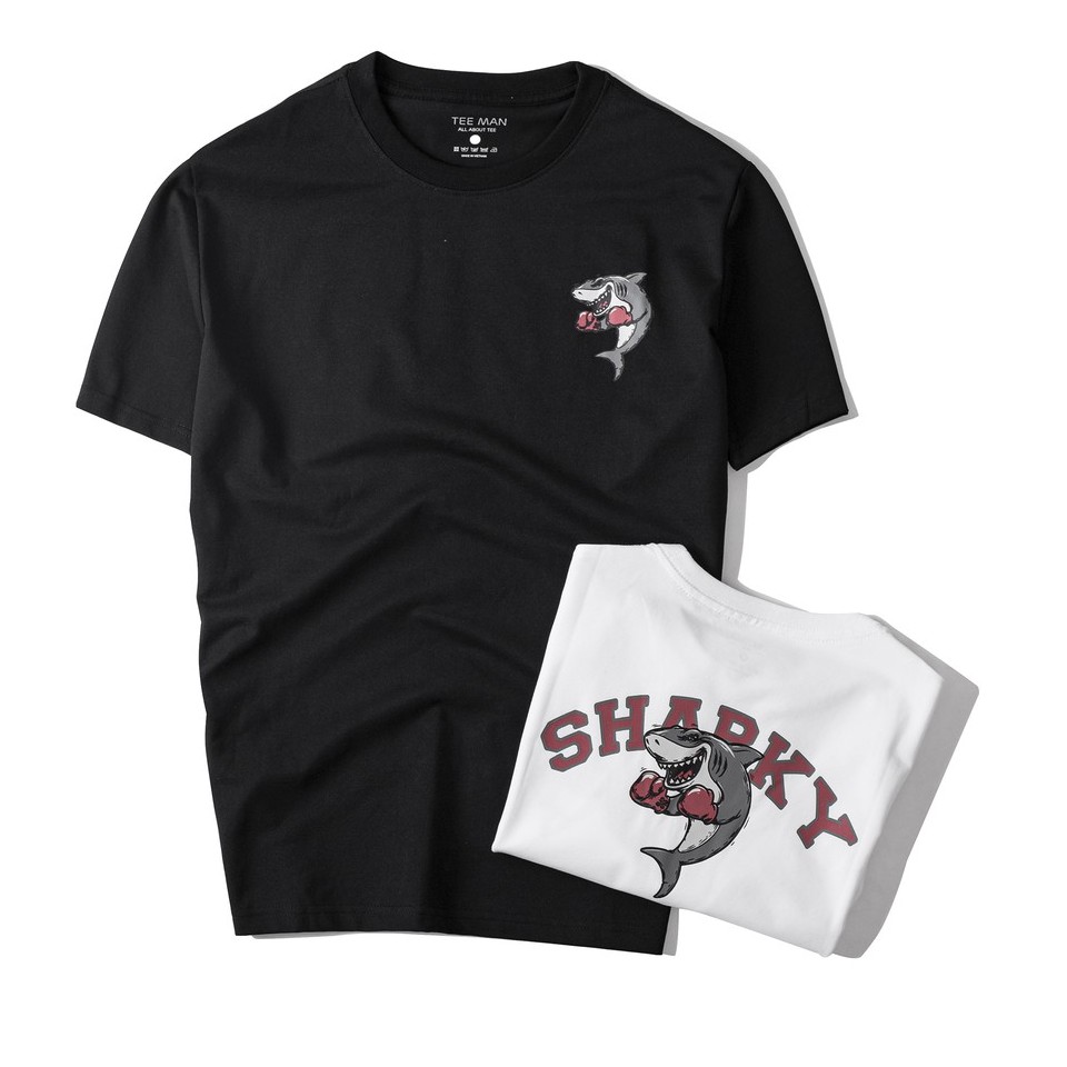 [Mã SKAMA07 giảm 8% TỐI ĐA 50K đơn250K] Áo thun nam cổ tròn Sharky trẻ trung, năng động - TEEMAN | BigBuy360 - bigbuy360.vn