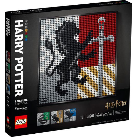 LEGO Art 31201 - Bức Tranh Biểu Tượng Harry Potter 3-trong-1