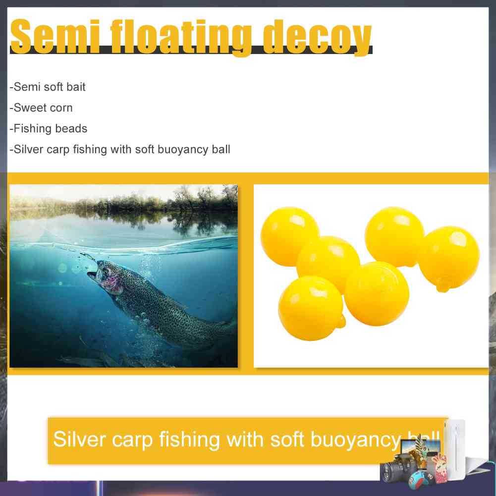 Mồi Câu Cá Giả Hình Hạt Bắp Mềm