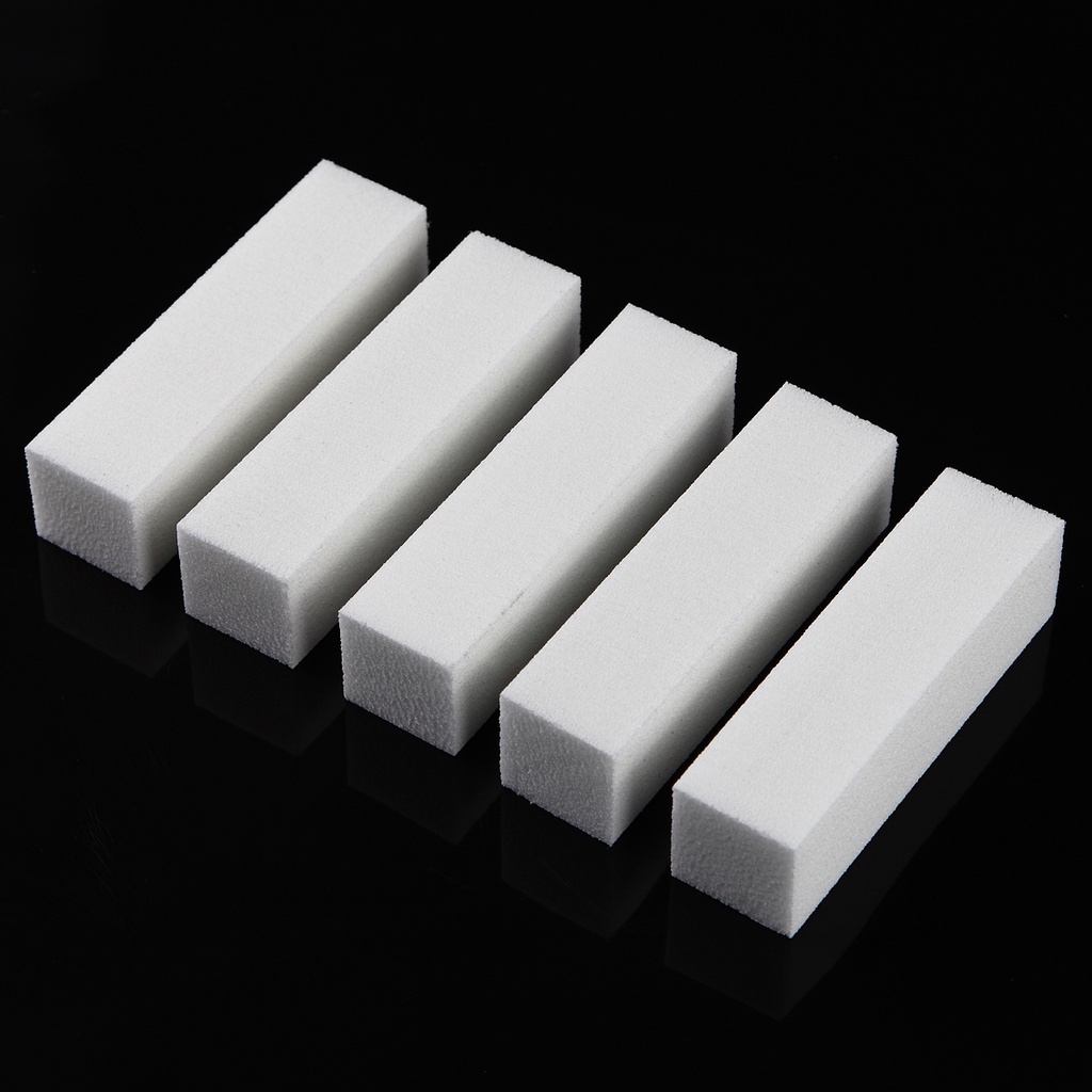 Monja 10Pcs Nail Art Buffing Sanding Files Shine Buffer Block UV Gel Polish Remove Manicure Too