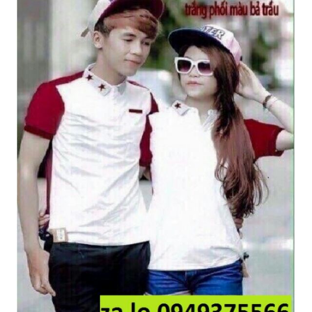 Áo đôi cổ trụ