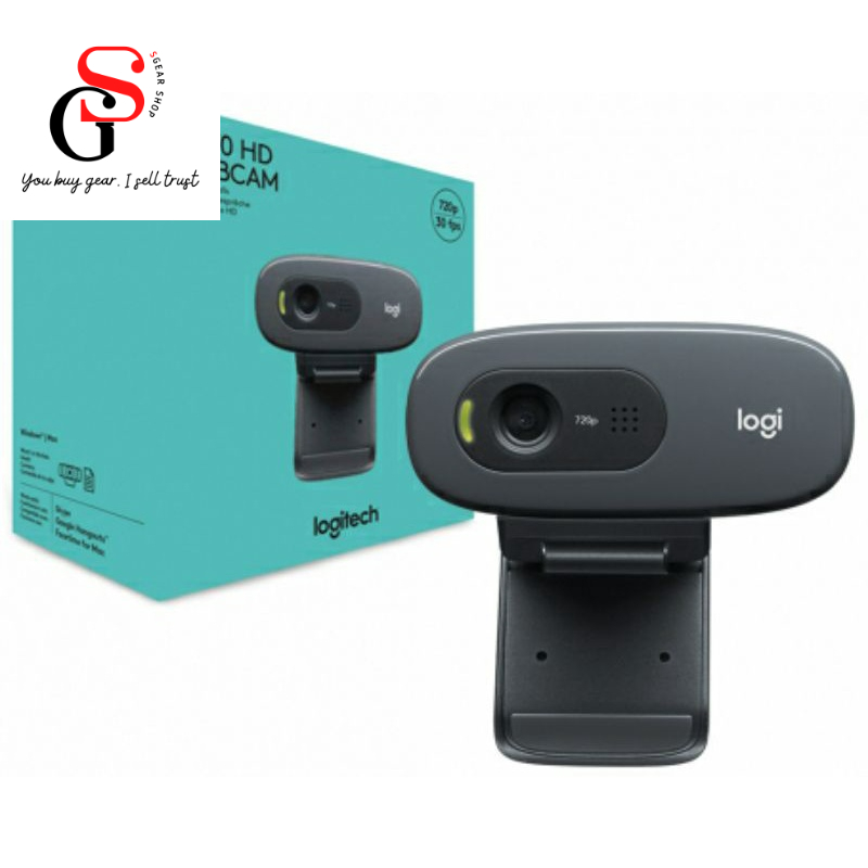 Camera kĩ thuật số Webcam Logitech C270 C270i HD CHÍNH HÃNG Full HD 720p 30 FPS phạm vi Mic dài tự giảm tiếng ồn