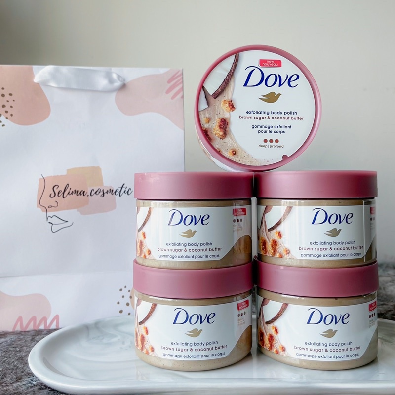 Bản Mỹ + Bản Đức - TẨY TẾ BÀO CHẾT BODY DOVE EXFOLIATING BODY POLISH