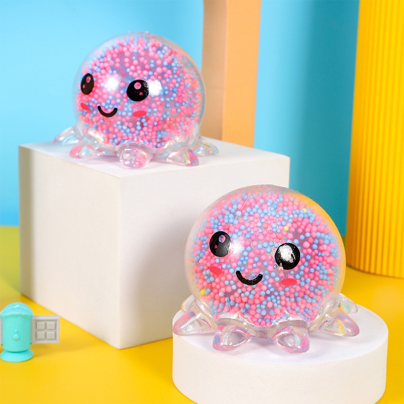Đồ chơi squishy Giảm Stress Hình Bạch Tuộc Dễ Thương Cho Bé