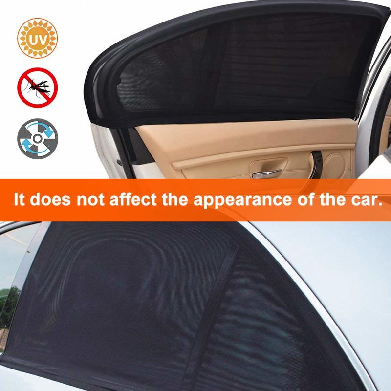 Set 2 Tấm Lưới Che Nắng Cửa Sổ Xe Hơi Thoáng Khí | BigBuy360 - bigbuy360.vn