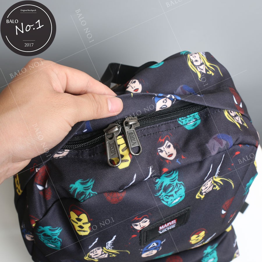 [BALO_NO.1] Balo đi học du lịch nam nữ unisex Van.s Marvel Head Backpack