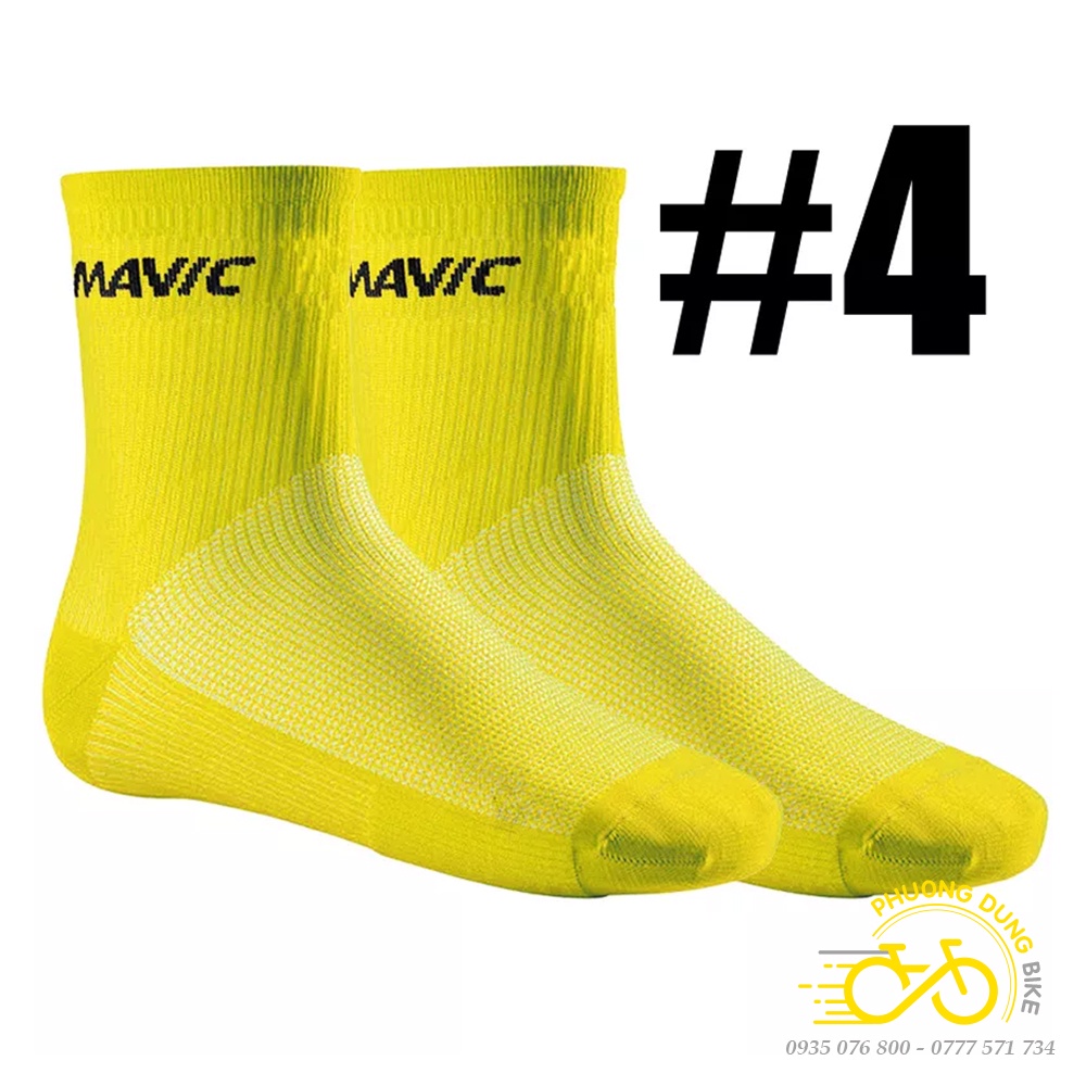 Tất  chân thể thao đi xe đạp MAVIC 02