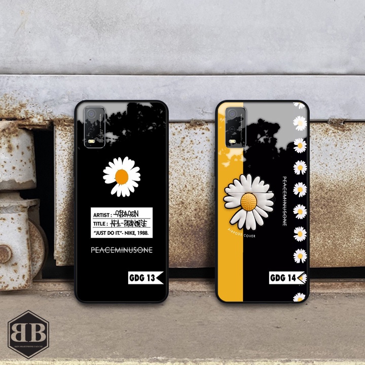 Ốp lưng kính cường lực Vivo Y3S hoa cúc hot nhất hiện nay