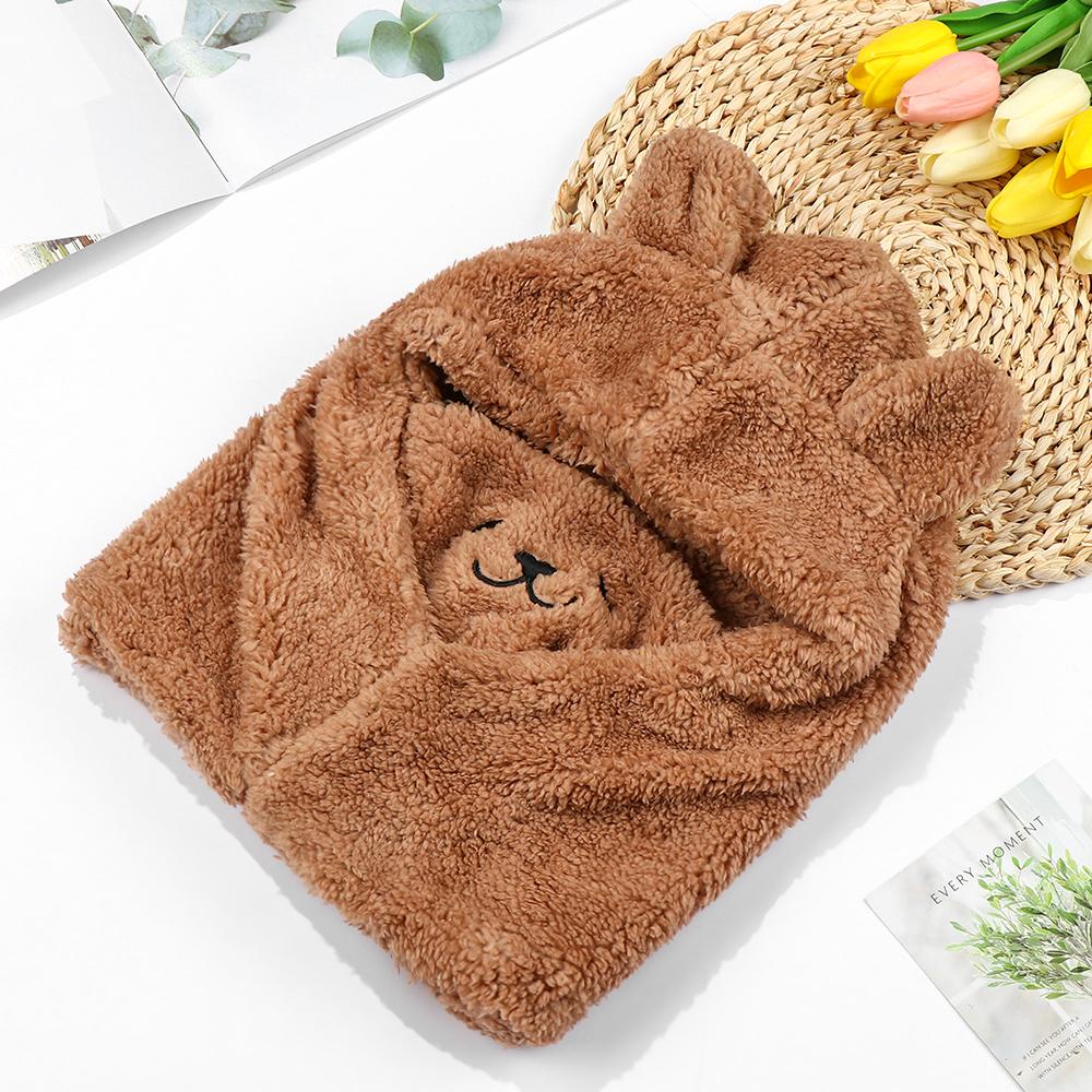 Mũ Tai Gấu Giữ Ấm Mùa Đông Dễ Thương