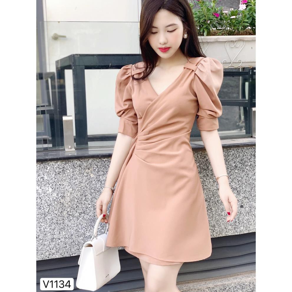 VÁY BE THIẾT KẾ V1134-QUEEN SHOP DOLCE VIVA COLLECTION (ảnh người mẫu và ảnh trải sàn do chính tay chị chủ tự chụp)  ྇