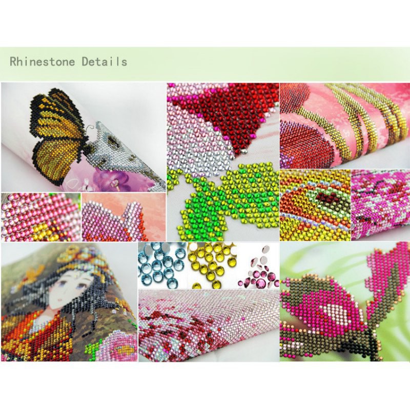 Bộ tranh đính đá tự làm dùng treo tường trang trí | BigBuy360 - bigbuy360.vn