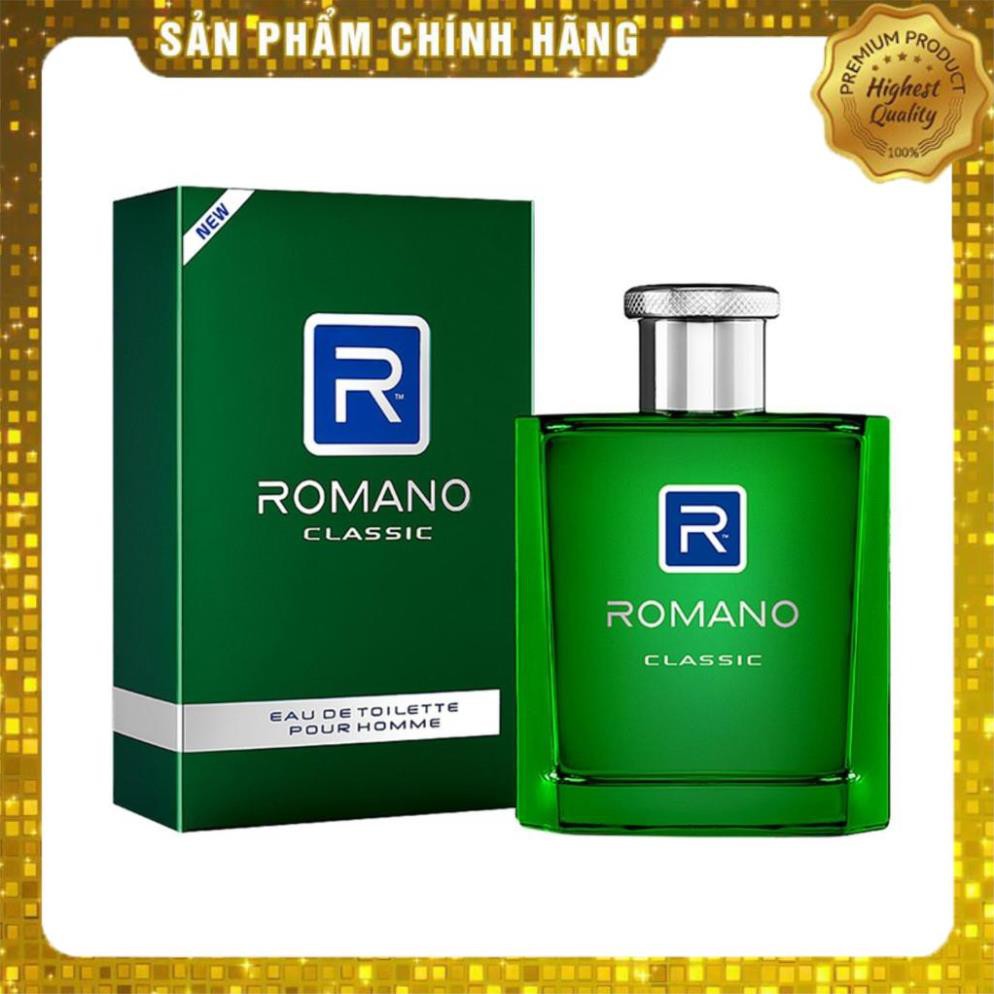 [Chính Hãng] Nước hoa cao cấp Romano 100ml Classic