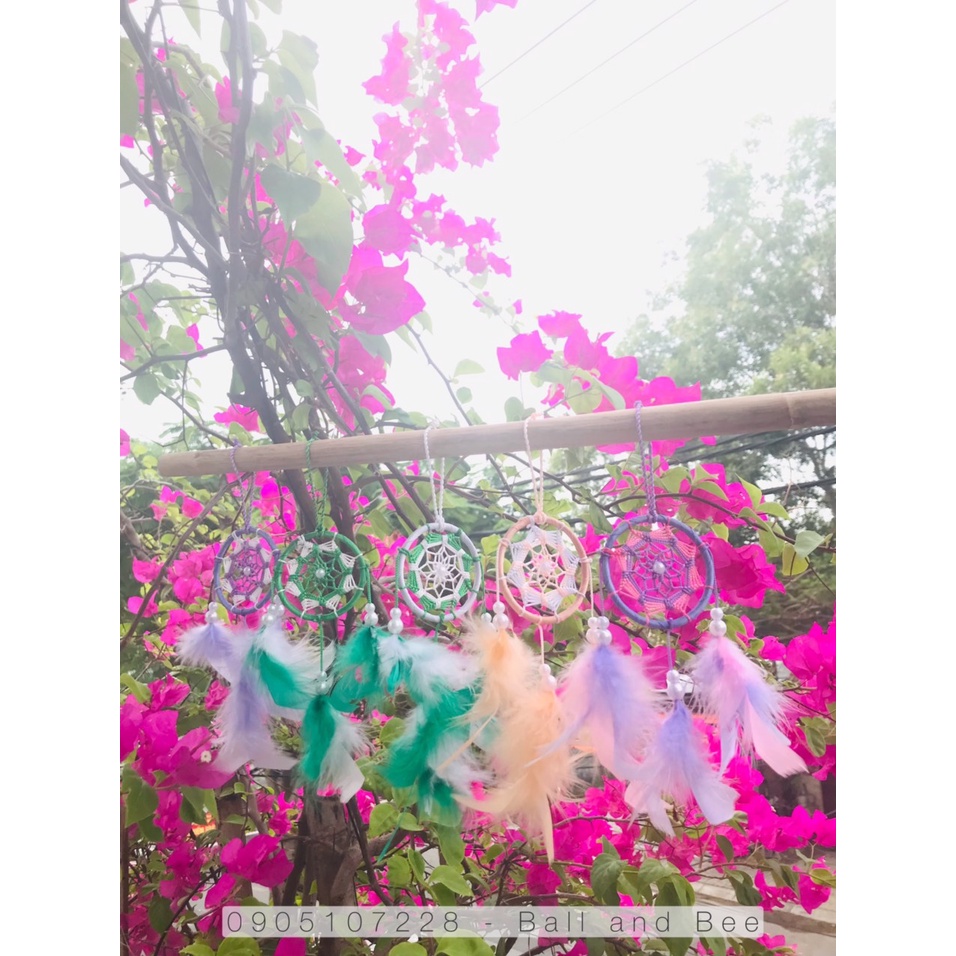 Vòng Dreamcatcher Đan Thủ Công Nhiều Màu Sắc - Trang Trí Phòng Và Làm Quà Tặng Kỉ Niệm Ý Nghĩa
