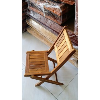 Ghế xếp gỗ mini cafe