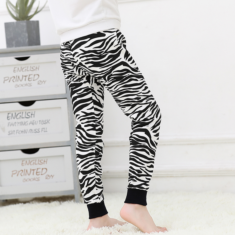 Quần Legging Cotton Họa Tiết Sọc Ngang Cho Bé Trai Từ 3-12 Tuổi