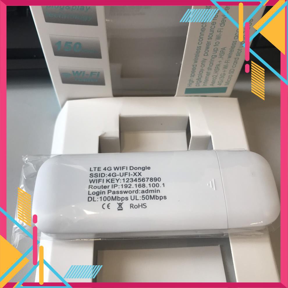 (USB WIF CHÍNH HÃNG CAO CẤP) PHÁT WIFI DI ĐỘNG 3G/4G DONGLE LTE - Bảo Hành 2 năm (Giá Sốc) | BigBuy360 - bigbuy360.vn