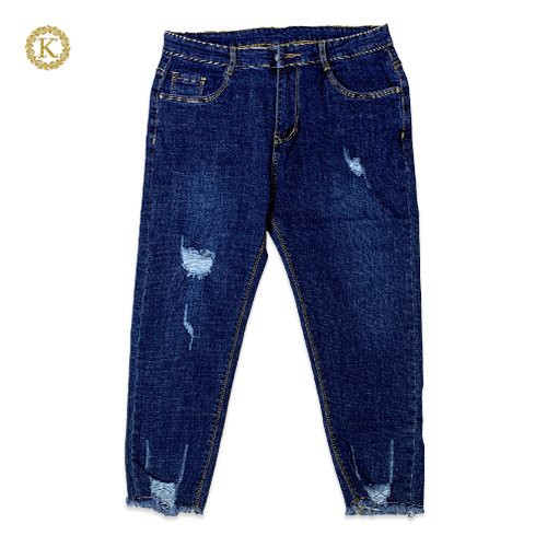 Quần jeans bigssize kimfashion, quần 9 tất co giãn dành cho nữ từ 60-80g tùy chiều cao