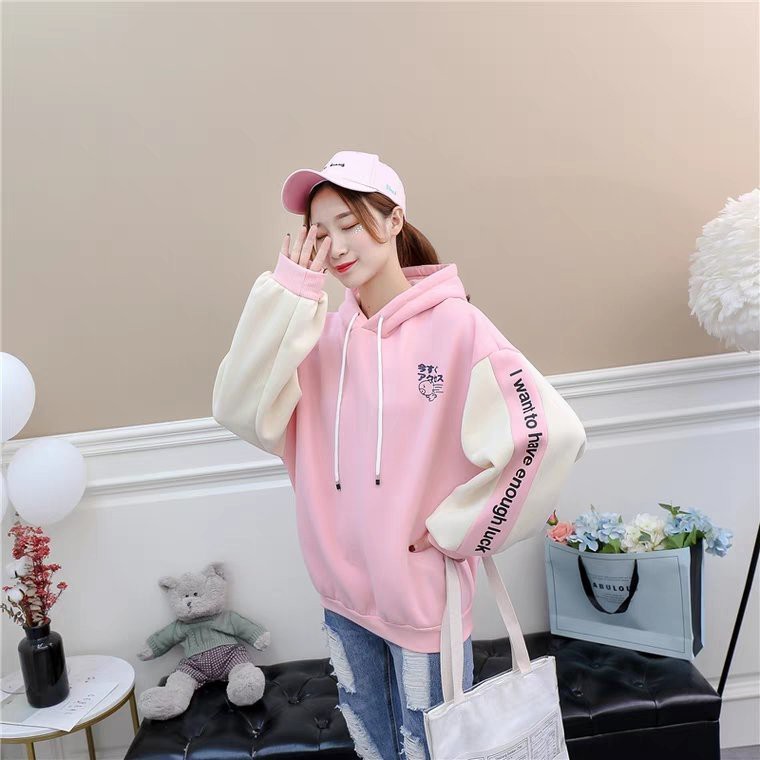 [FREESHIP_99K] Áo Hoodie nữ in chữ Lucky siêu đẹp - DS13 | BigBuy360 - bigbuy360.vn