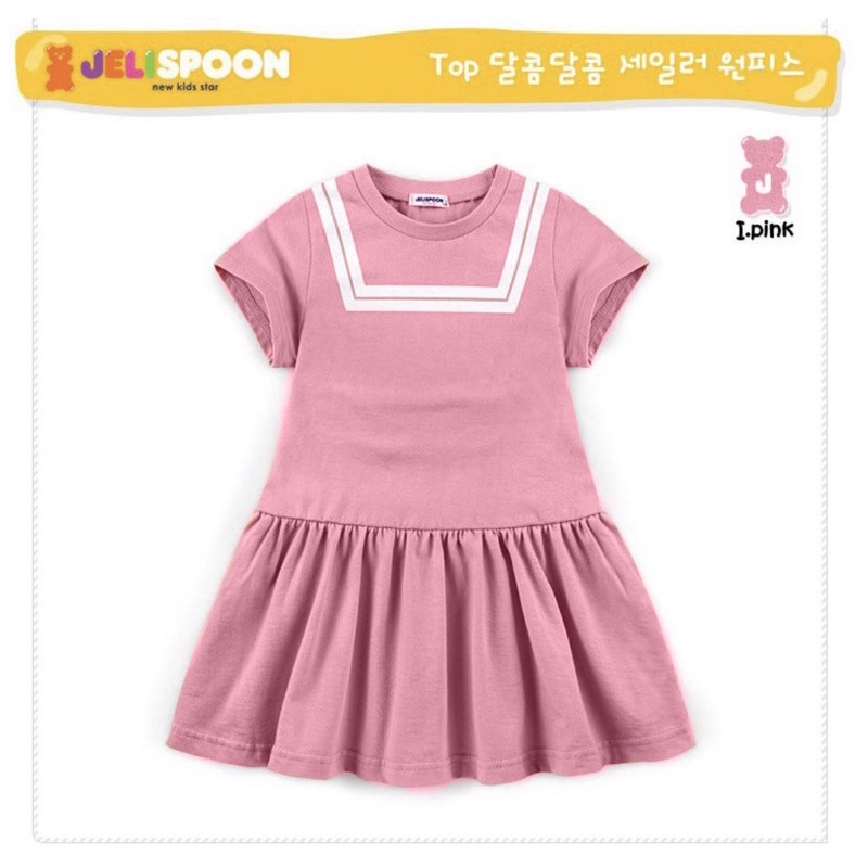 Đầm Jelispoon VN xuất Hàn dư xịn cho bé gái