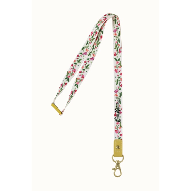 Cath Kidston - Dây đeo/Lanyard - Sweet Pea Stripe Lanyard - Yellow -1042795