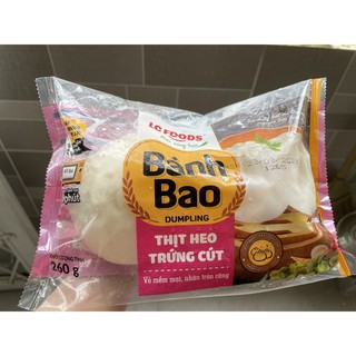 Combo 3 gói Bánh bao thịt heo trứng cút 260gr