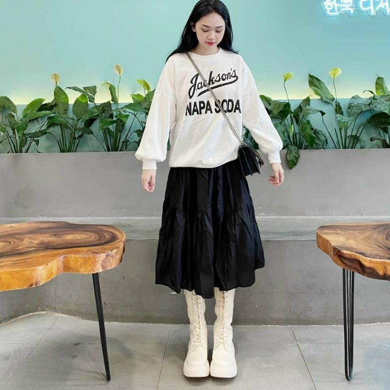 [Corn9] ÁO NỈ TAY DÀI