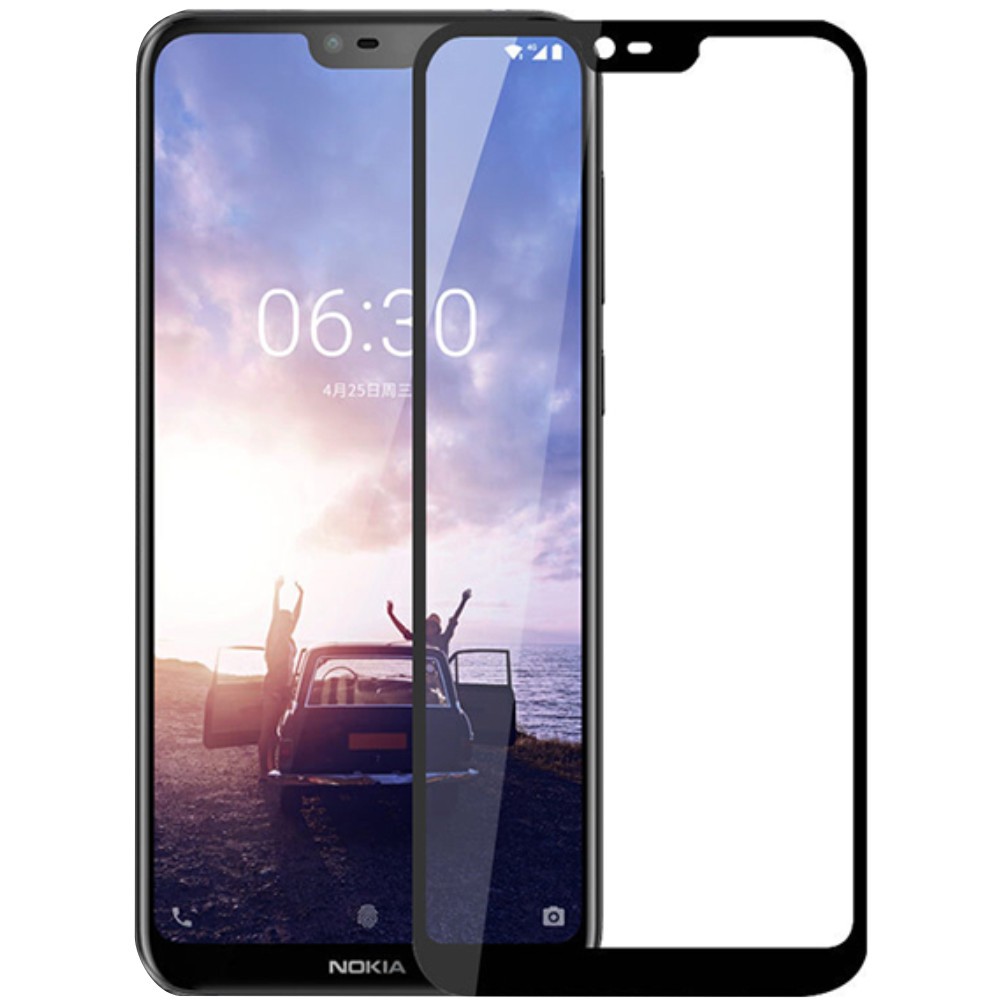 Ốp lưng Silicon + Cường lực Full màn 5D dành cho Nokia X6,Nokia X5, Nokiax6, NokiaX5