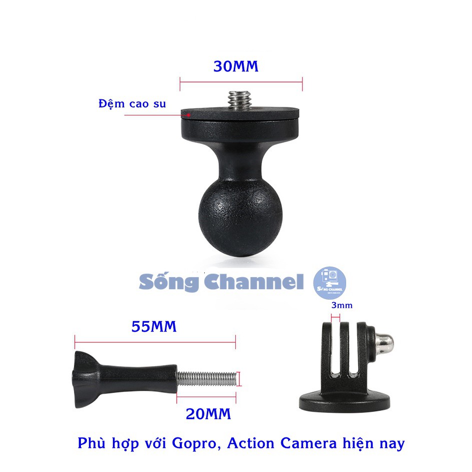 Pat Gắn Phụ Kiện Gắn Camera Hành Trình Vào Chân Gương Xe Máy