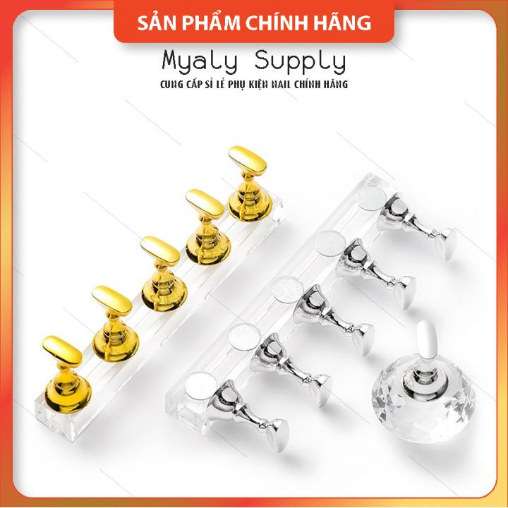 Đế Gắn Móng Giả Tập Vẽ Đế Thẳng Nam Châm Gắn Móng Mẫu Tập Sơn SP000222