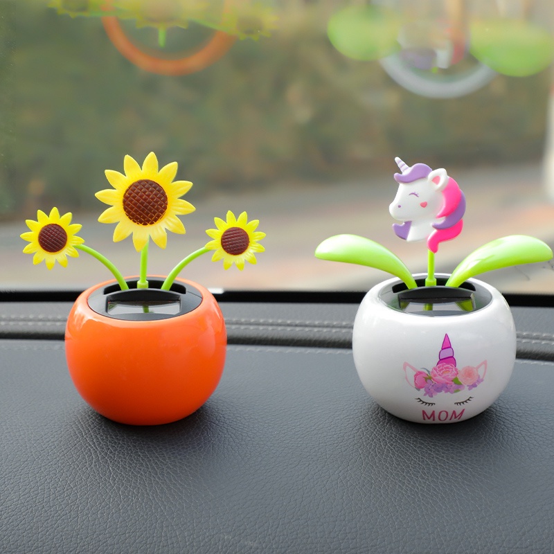 🤩[Head Shaking!] Hoa Hướng Dương Lắc Đầu Sáng Tạo Trang Trí Xe Hơi