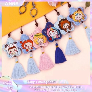 Túi Vật Liệu DIY Thêu Tay Bùa Hộ Mệnh Hình 12 Chòm Sao