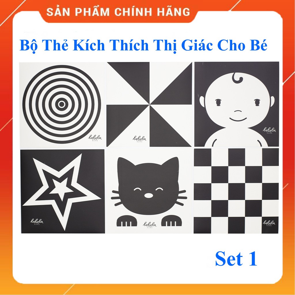 Bộ Thẻ Giúp Bé Sơ Sinh Phát Triển Thị Giác Và Trí Não Toàn Diện