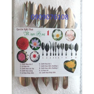 Bộ 10 Kim Làm Rau Câu 3D Ngọc Huệ