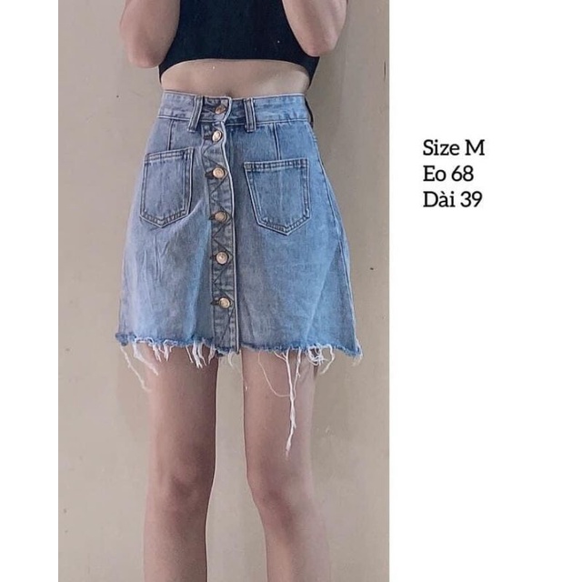 Chân váy jean