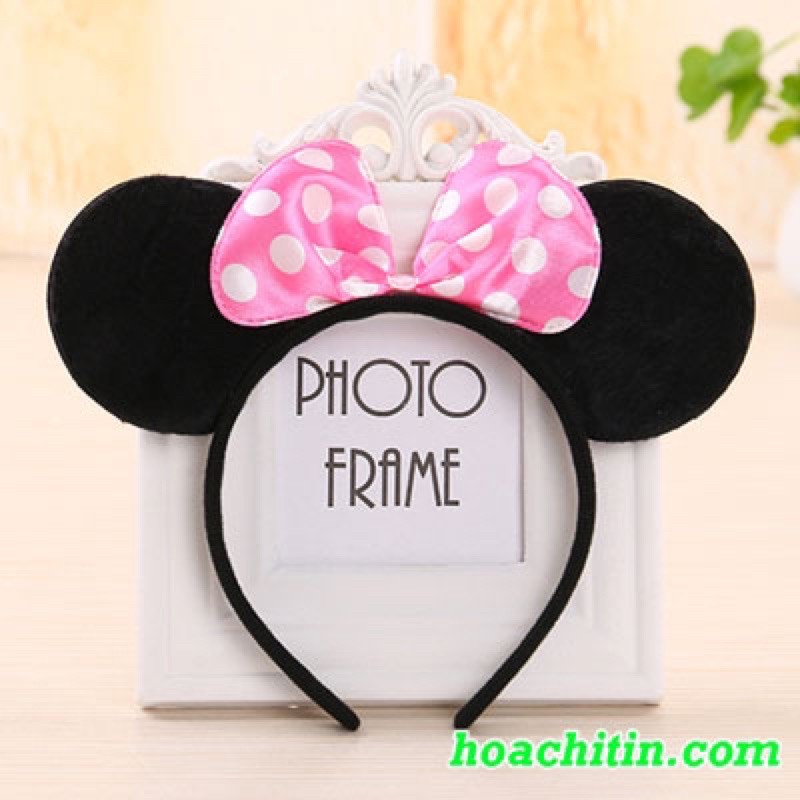 Cài tóc Mickey hóa trang halloween biểu diễn văn nghệ