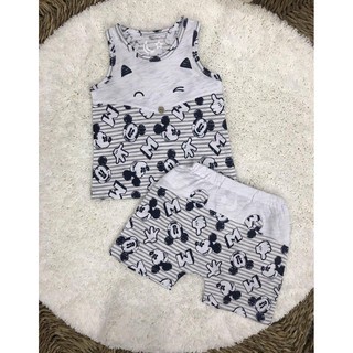 Momma baby 2018 ba lỗ cotton hình mickey
