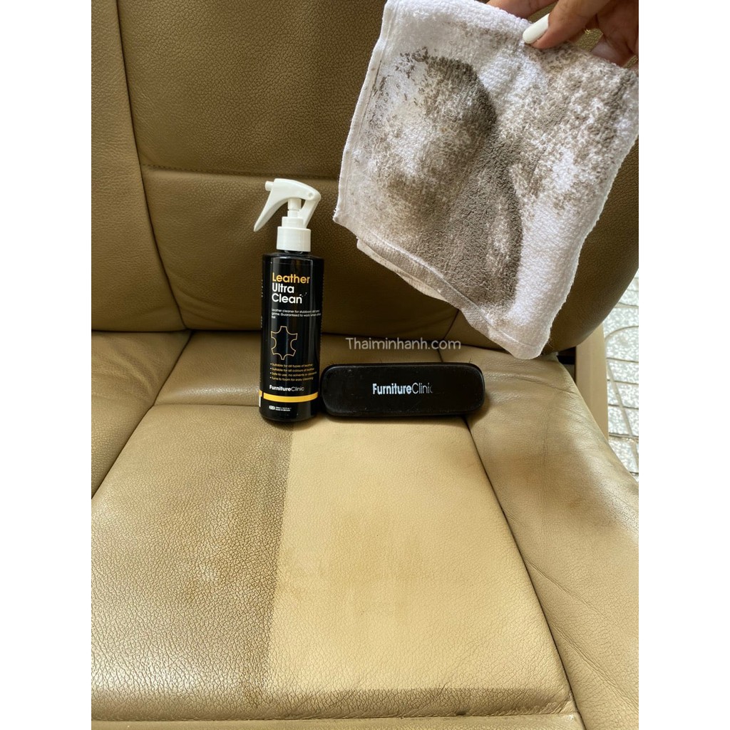 Bộ vệ sinh bảo dưỡng ghế sofa Hãng Furniture Clinic Vương Quốc Anh- Leather Care Kit giúp làm sạch và bảo vệ an toàn