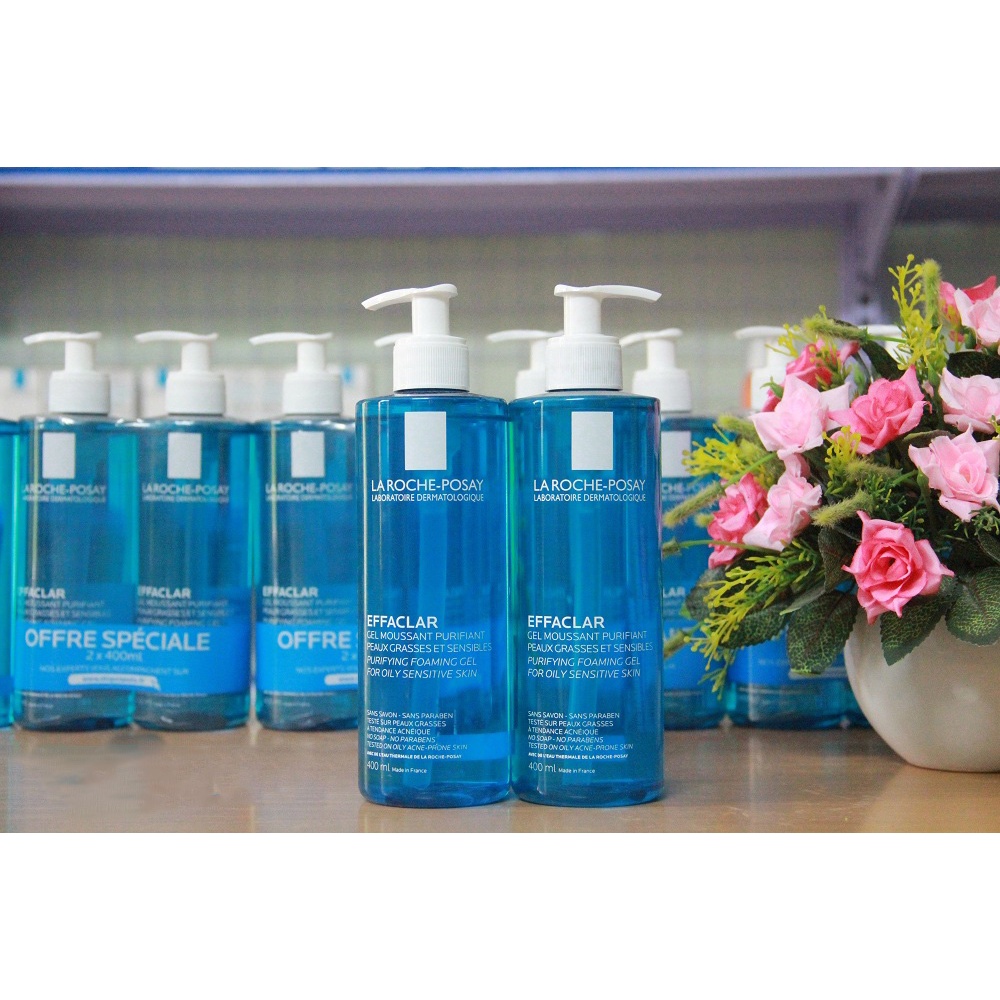 Sữa Rửa Mặt La Roche-Posay Effaclar Purifying Foaming Gel Cleanser 400ml Dành Cho Da Dầu, Mụn | BigBuy360 - bigbuy360.vn