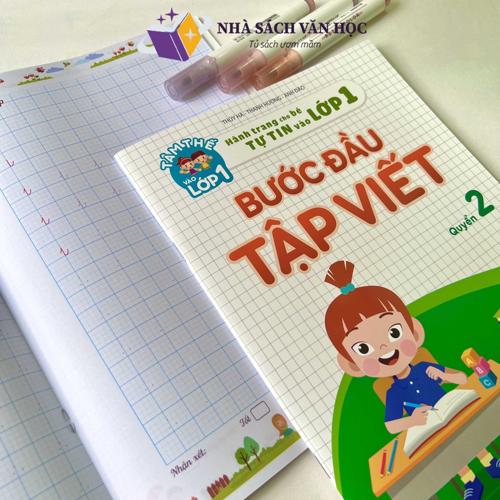 Sách - Bước Đầu Tập Viết - Combo 2 Quyển - Hành Trang Cho Bé Tự Tin Vào Lớp 1