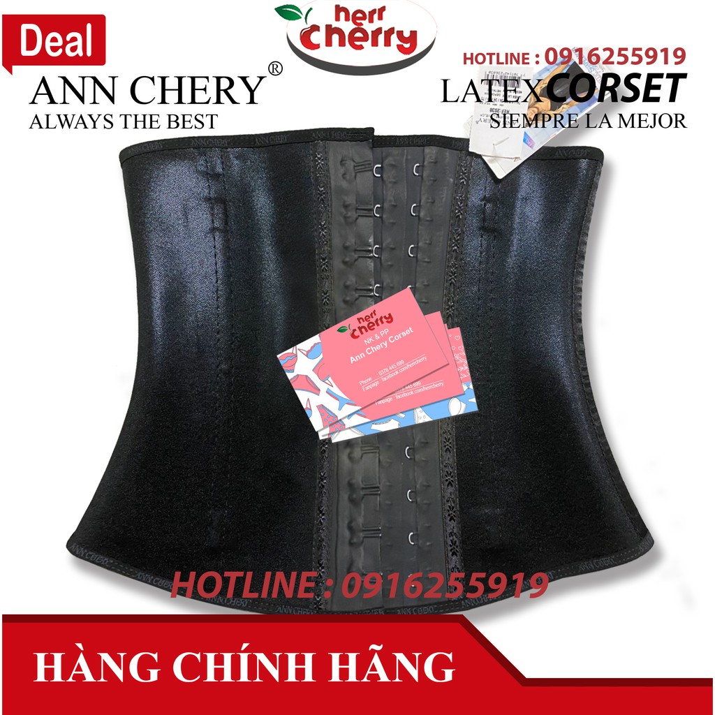 Đai nịt bụng giảm mỡ Ann chery 2038 LATEX HÀNG CHÍNH HÃNG