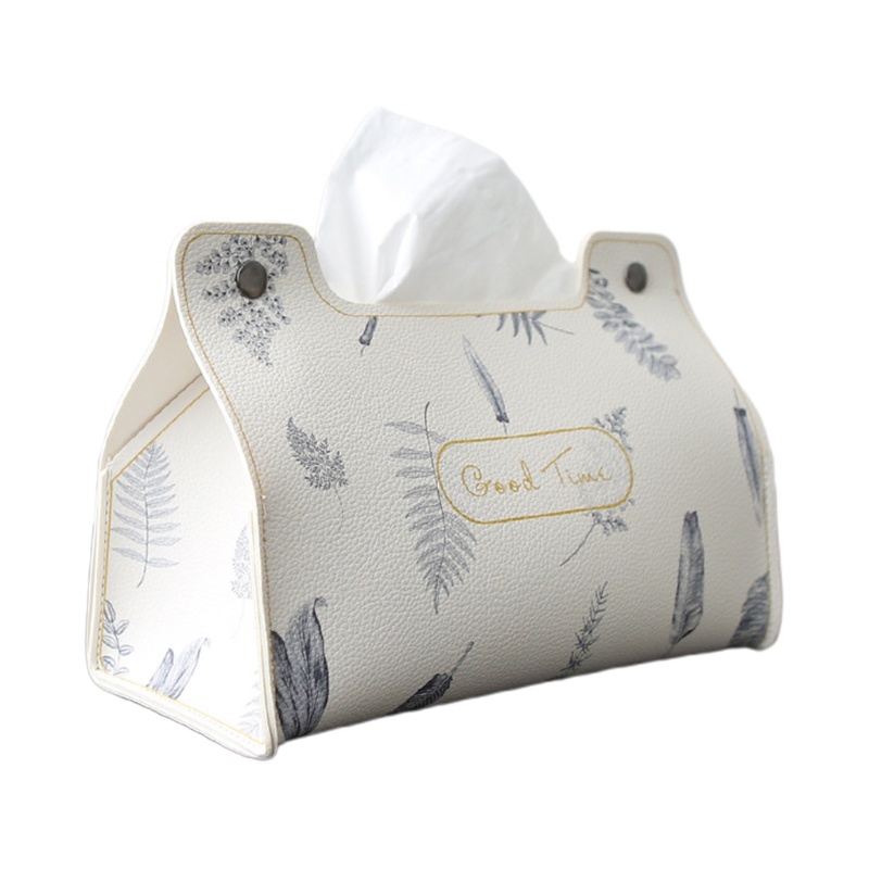 Hộp Đựng Khăn Giấy Bằng Da PVC 2022 Hình Chữ Nhật Sắp Xếp Gọn Gàng Cho Nhà Ở / Văn Phòng