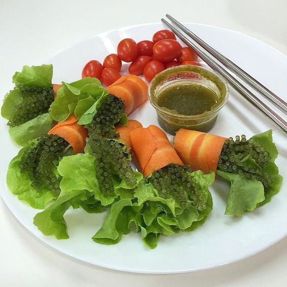 Rong nho tách nước Sea Việt gói 100g - Kèm 1 gói xốt mè rang | BigBuy360 - bigbuy360.vn