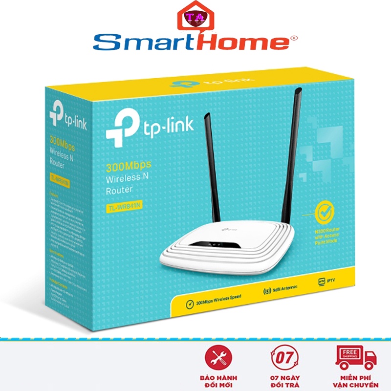 Bộ Phát WIFI TP-Link TL-WR841N - Router Wifi chuẩn N Tốc Độ 300Mbps( CÀI ĐẶT MIỄN PHÍ)