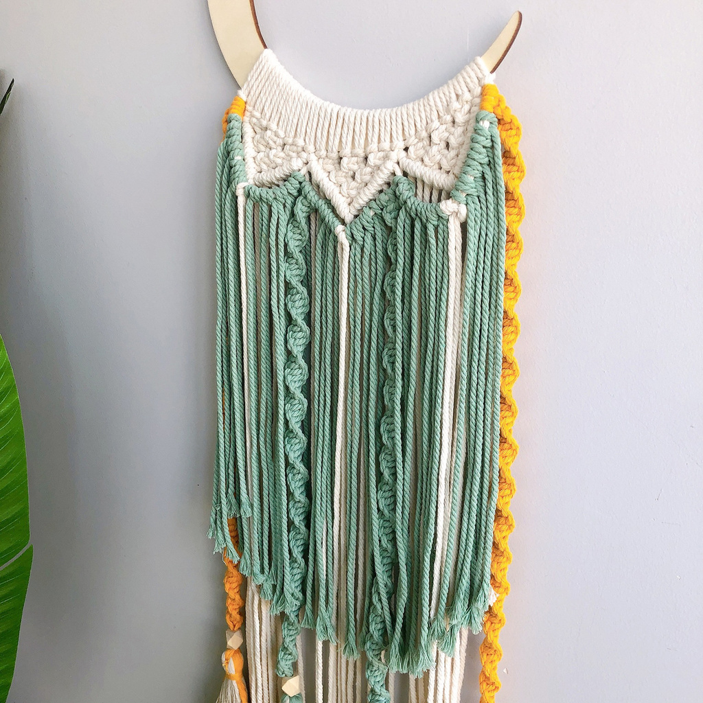 Bùa Đuổi Bắt Giấc Mơ Dream Catcher Màu Trắng Thân Thiện Với Môi Trường Dùng Để Trang Trí Phòng Ngủ