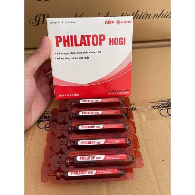 Philatop HOGI PLUS HCN, cho trẻ hết biếng ăn, chậm lớn, người suy nhược cơ thể