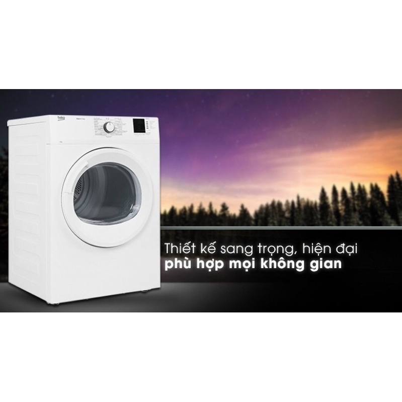 Máy sấy thông hơi Beko 8 kg DA8112RXOW ( HÀNG NEW NGUYÊN SIÊU BẢO HÀNH CHÍNH HÃNG 2 NĂM)