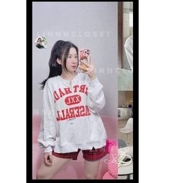 áo nỉ chữ đỏ