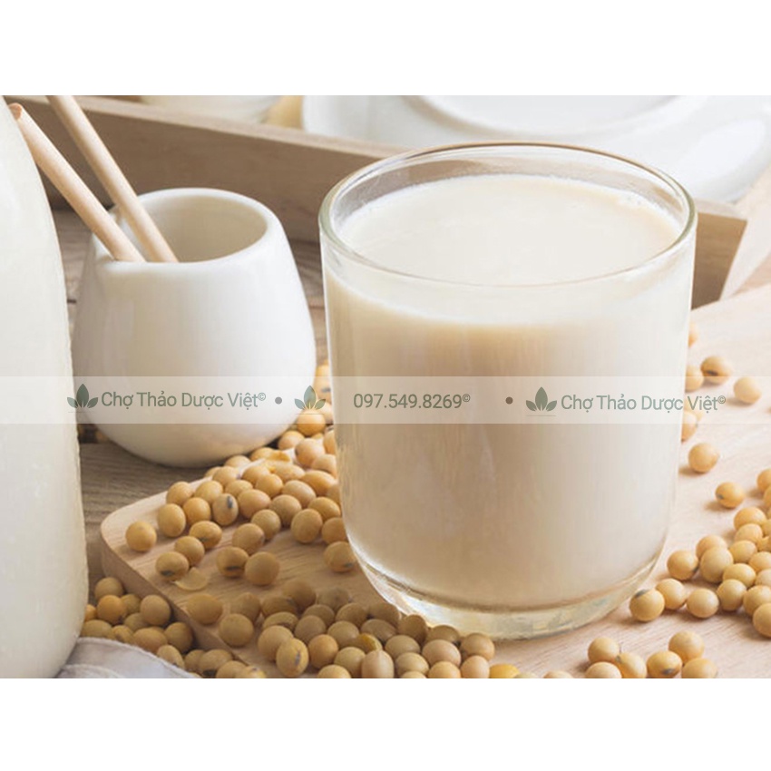 Đậu nành hữu cơ nguyên hạt to,đẹp 500g (Hạt đậu nành, đậu tương khô làm sữa đậu nành, tàu hũ )- Chợ Thảo Dược Việt