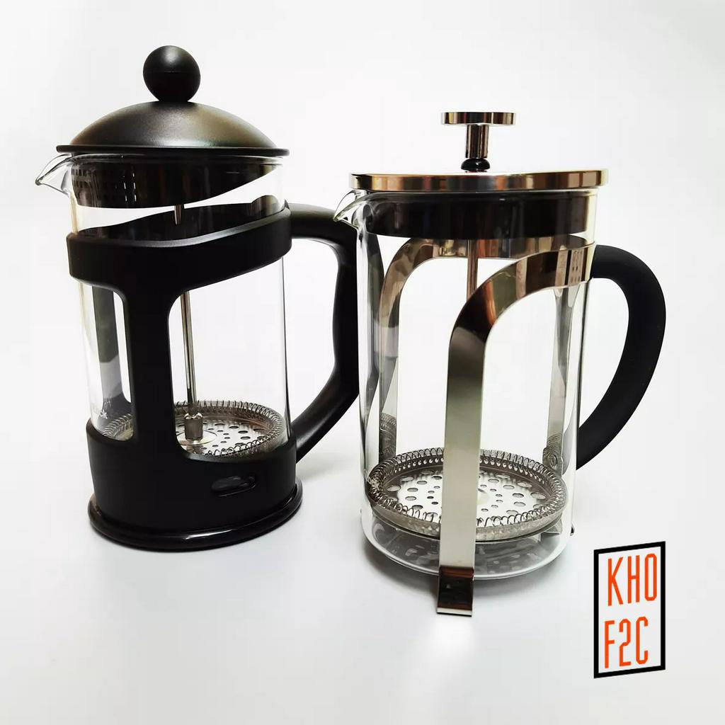 Bình Thủy Tinh Pha Trà, Pha Cà Phê French Press 800ml LLG019/ LLG018